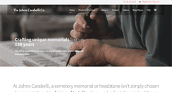 Desktop Screenshot of jcmemorials.com